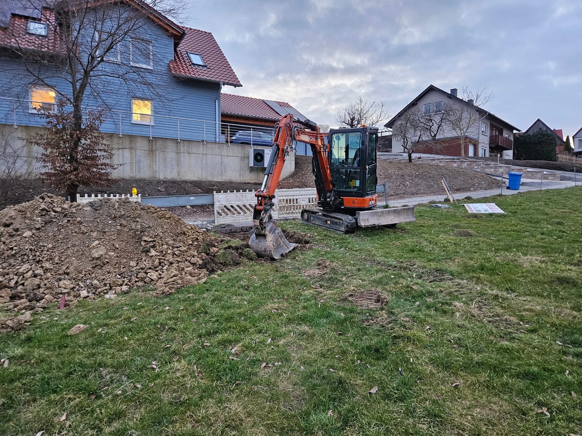 Mi, 12.03.2025 - Vorabanschlüsse Wasser Strom