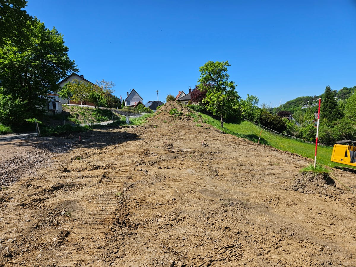 Di, 13.05.2025 - Beginn Erdarbeiten