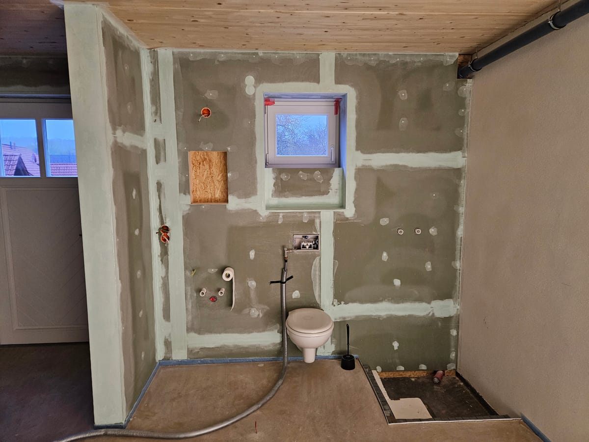 We, 24/25.01.2026 - Spachteln, Schleifen, Streichen