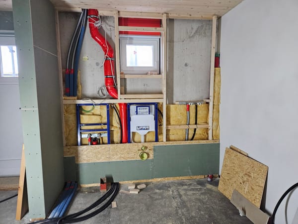 WE, 17/18/19.10.2025 - Fertigwerden für den Estrich.