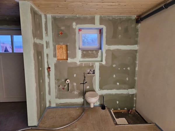 We, 24/25.01.2026 - Spachteln, Schleifen, Streichen